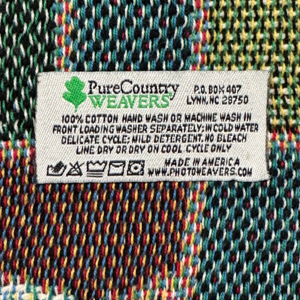 Prayer of Saint Francis Woven Throw‎ Blanket Animals Dove Tapestry Pure Weavers - Picture 12 of 12